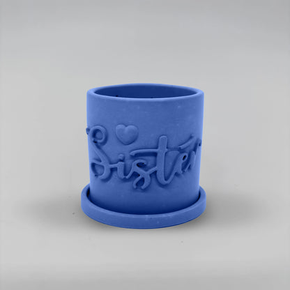 Récipient ,Sister, Nádobka z betonu multifunkční  + podtácek