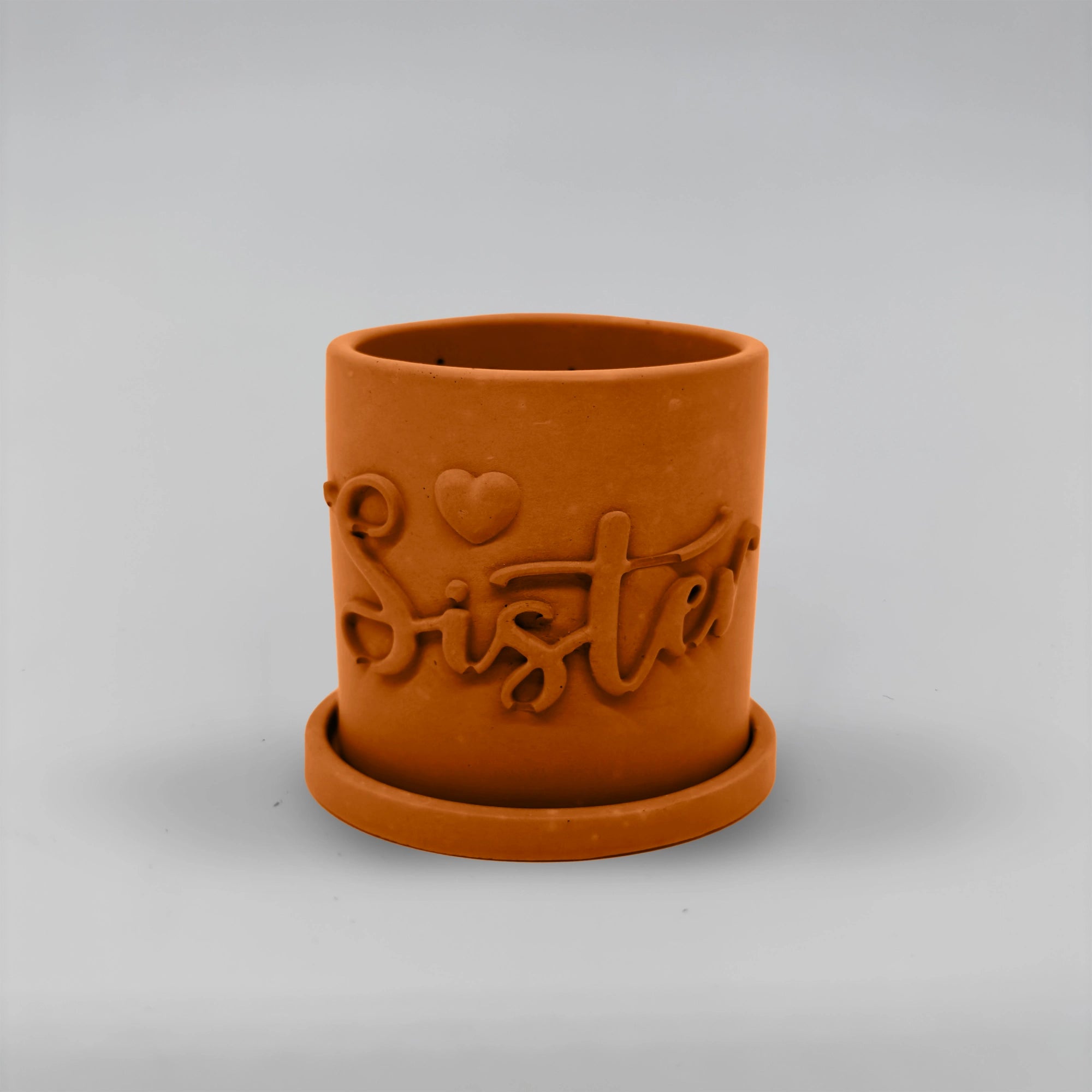 Récipient ,Sister, Nádobka z betonu multifunkční  + podtácek