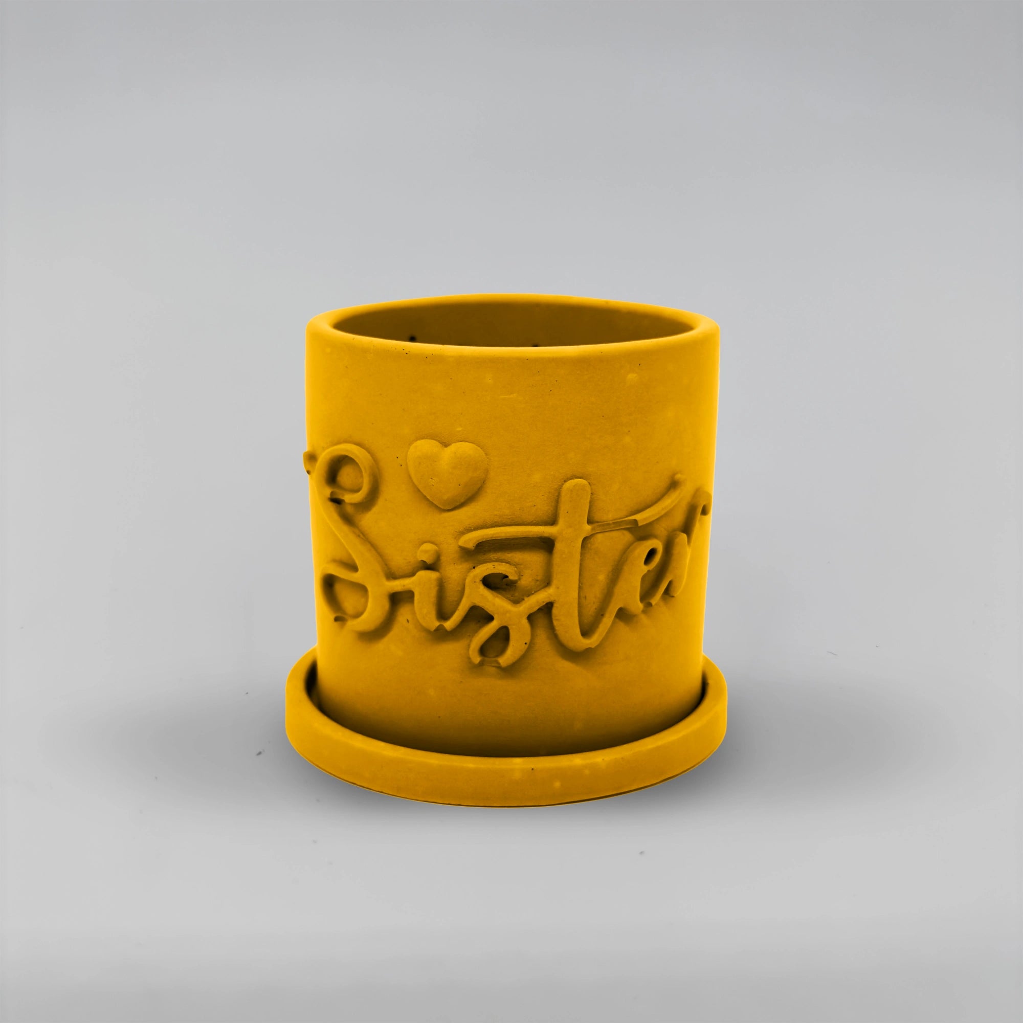 Récipient ,Sister, Nádobka z betonu multifunkční  + podtácek