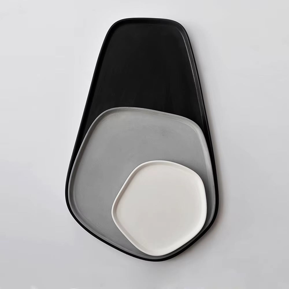 Anomala Podnos asymetrický z UHPC betonu 42x26cm