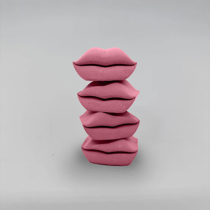 Baciate SET 4x Pusinka držáky na svícen z betonu stohovací sada 4ks