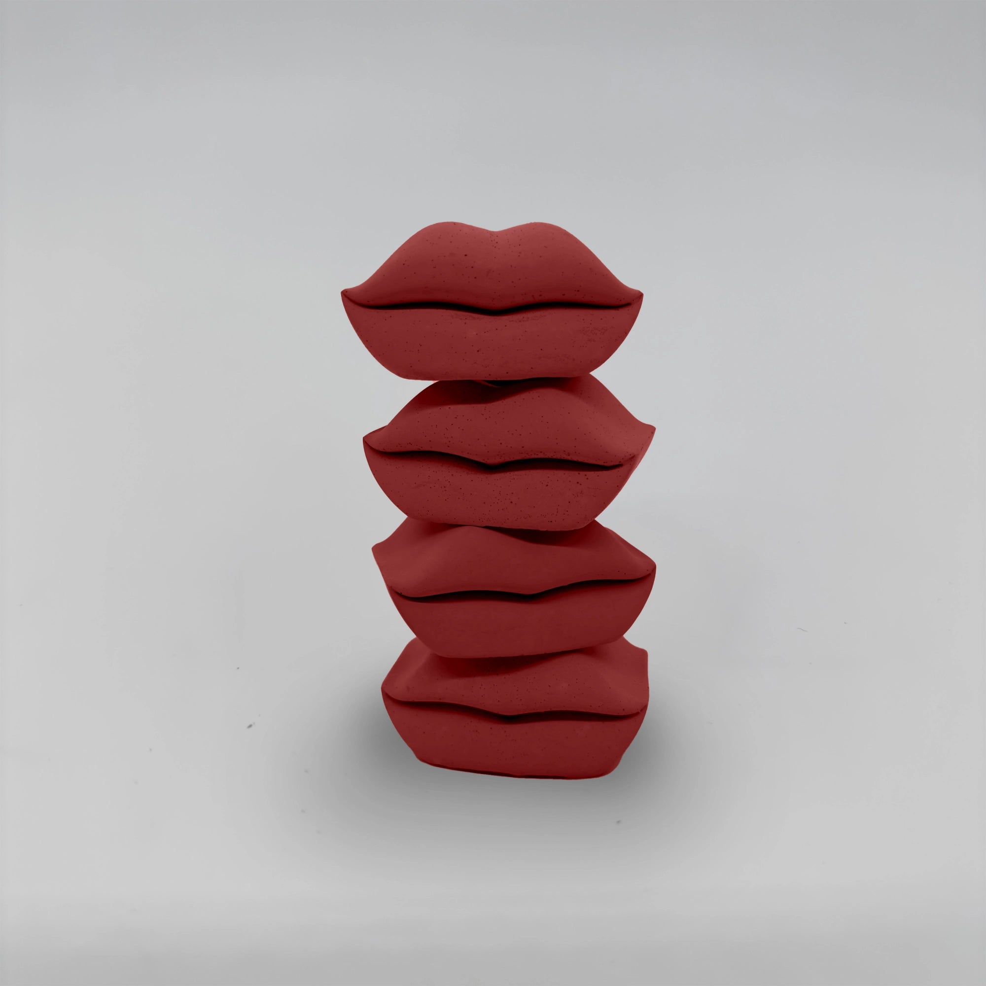 Baciate SET 4x Pusinka držáky na svícen z betonu stohovací sada 4ks