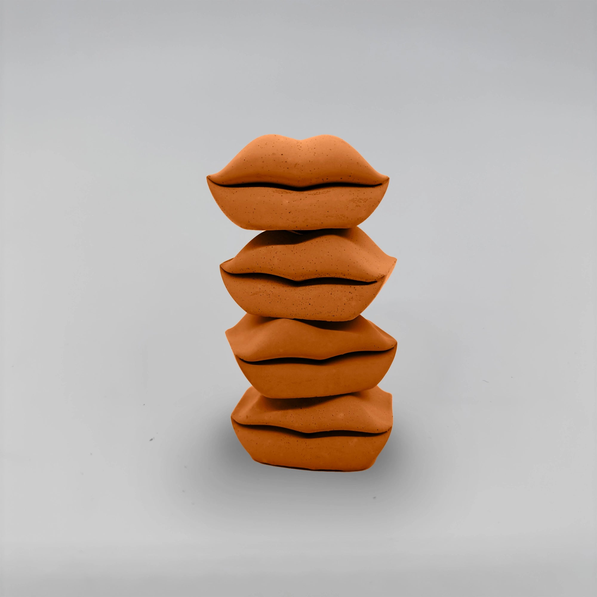 Baciate SET 4x Pusinka držáky na svícen z betonu stohovací sada 4ks