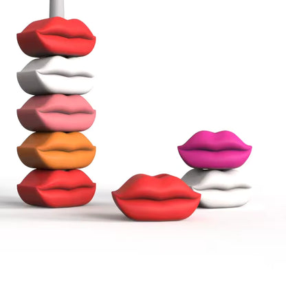 Baciate SET 4x Pusinka držáky na svícen z betonu stohovací sada 4ks