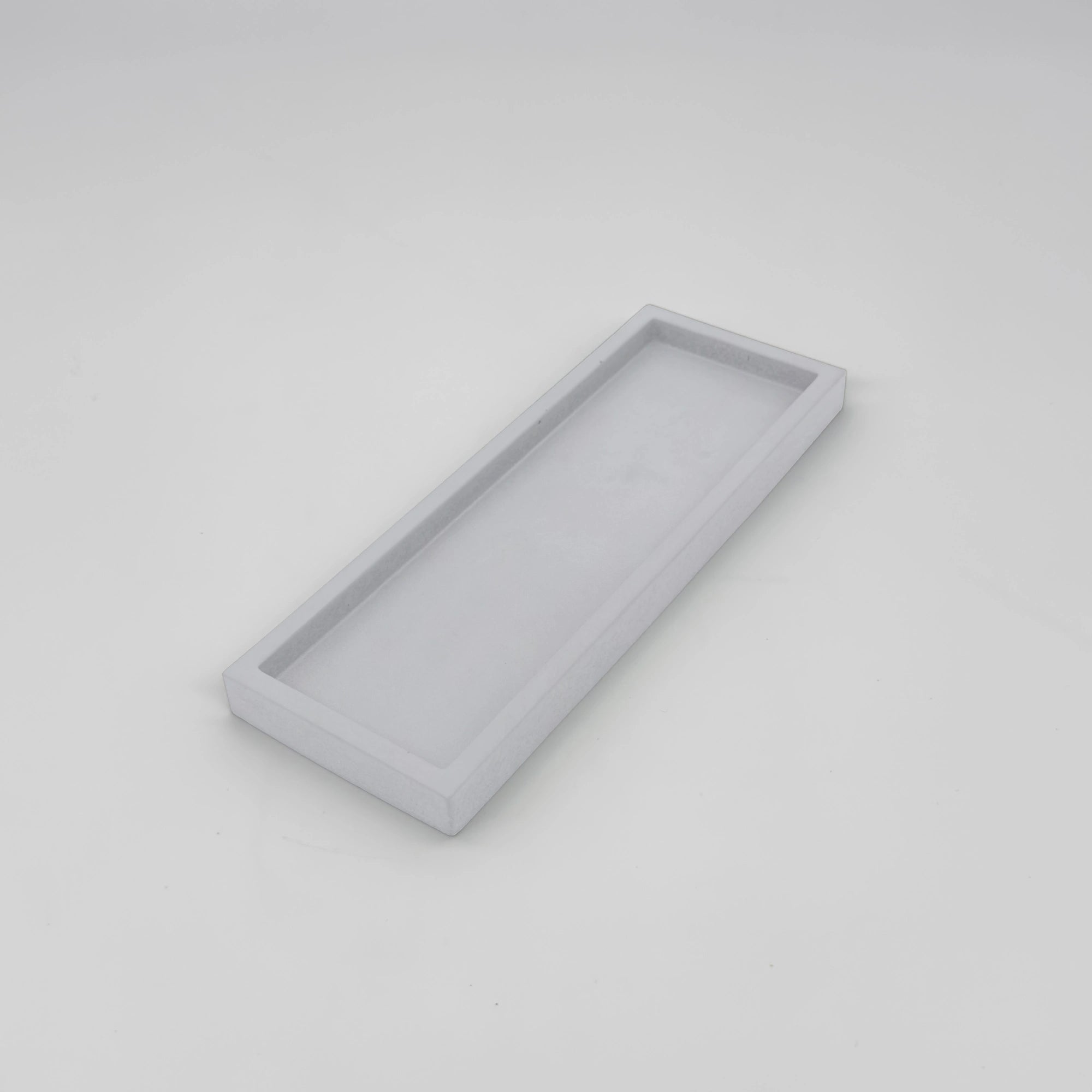 Base Tácek odkládací s okrajem z UHPC betonu obdélník 22x8cm