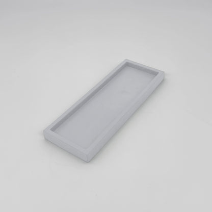 Base Tácek odkládací s okrajem z UHPC betonu obdélník 22x8cm