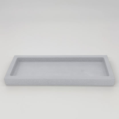 Base Tác a organizér s okrajem z UHPC betonu obdélník 29x11cm