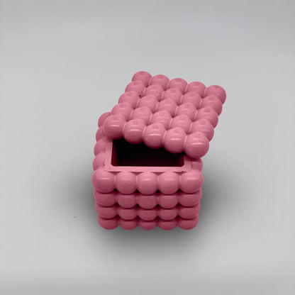 Bolla Nádobka bublinová univerzální z betonu + víčko / podtácek