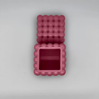 Bolla Nádobka bublinová univerzální z betonu + víčko / podtácek