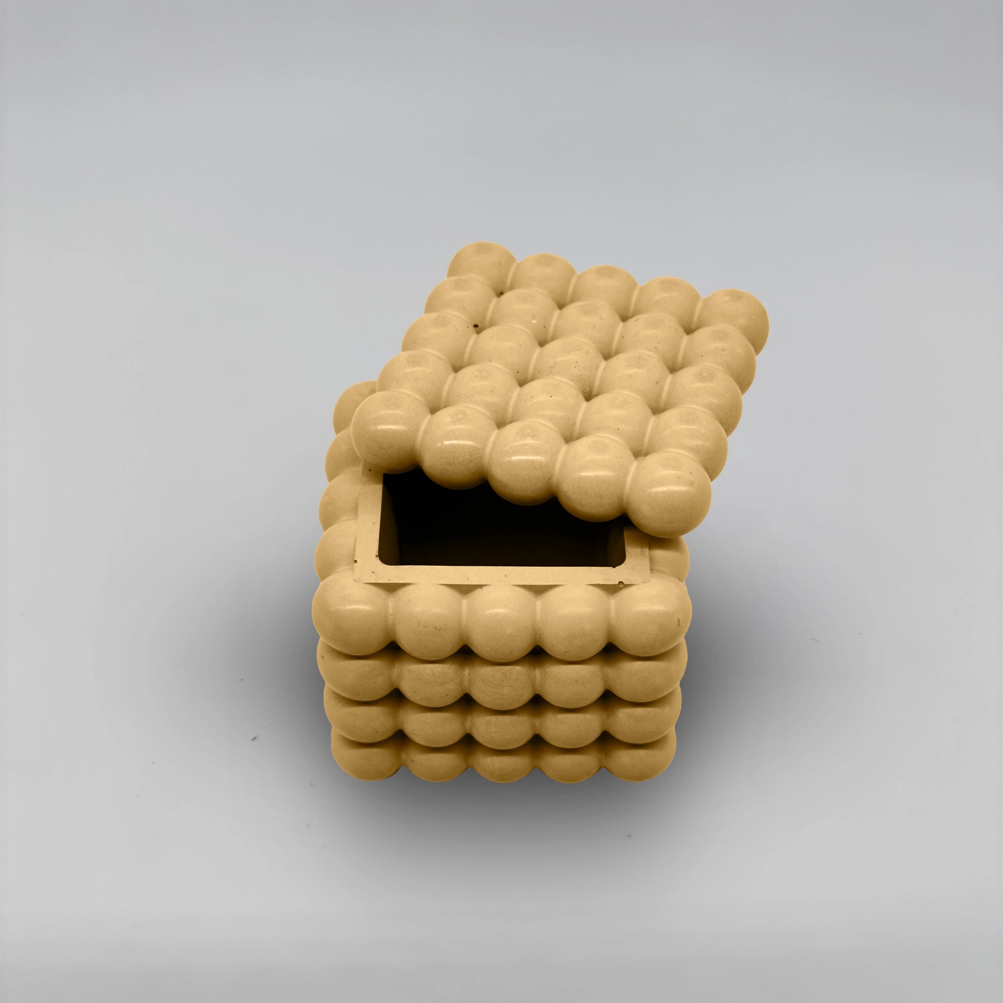 Bolla Nádobka bublinová univerzální z betonu + víčko / podtácek