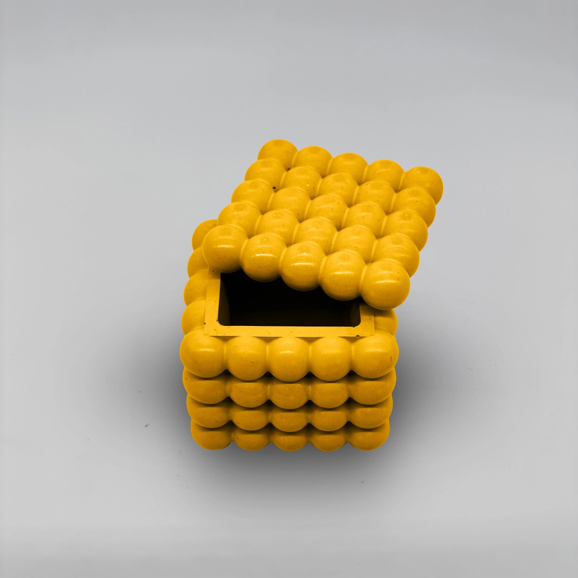 Bolla Nádobka bublinová univerzální z betonu + víčko / podtácek