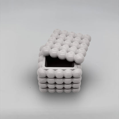 Bolla Nádobka bublinová univerzální z betonu + víčko / podtácek