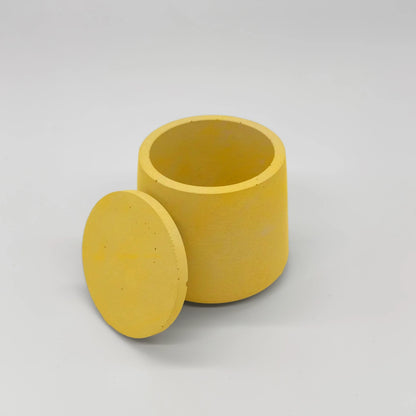 ConcaveJar Nádobka prohnutá z UHPC betonu + víčko