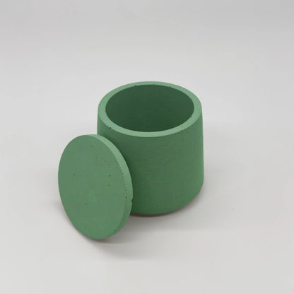 ConcaveJar Nádobka prohnutá z UHPC betonu + víčko