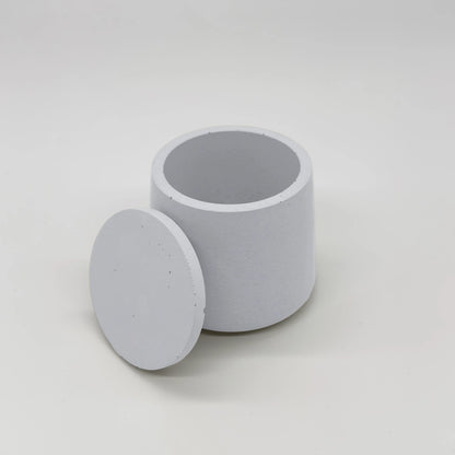 ConcaveJar Nádobka prohnutá z UHPC betonu + víčko