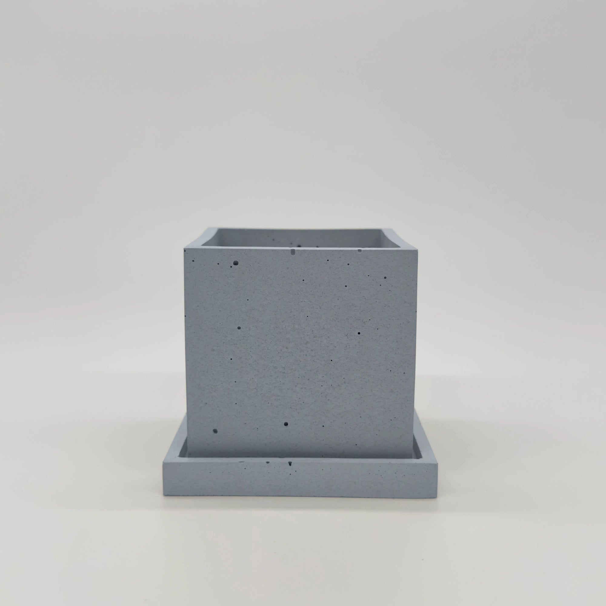 TheJar Cube Nádobka univerzální z UHPC betonu čtvercová + podtácek