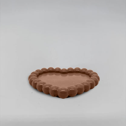 Cuore Podtácek bublinový srdcový z betonu