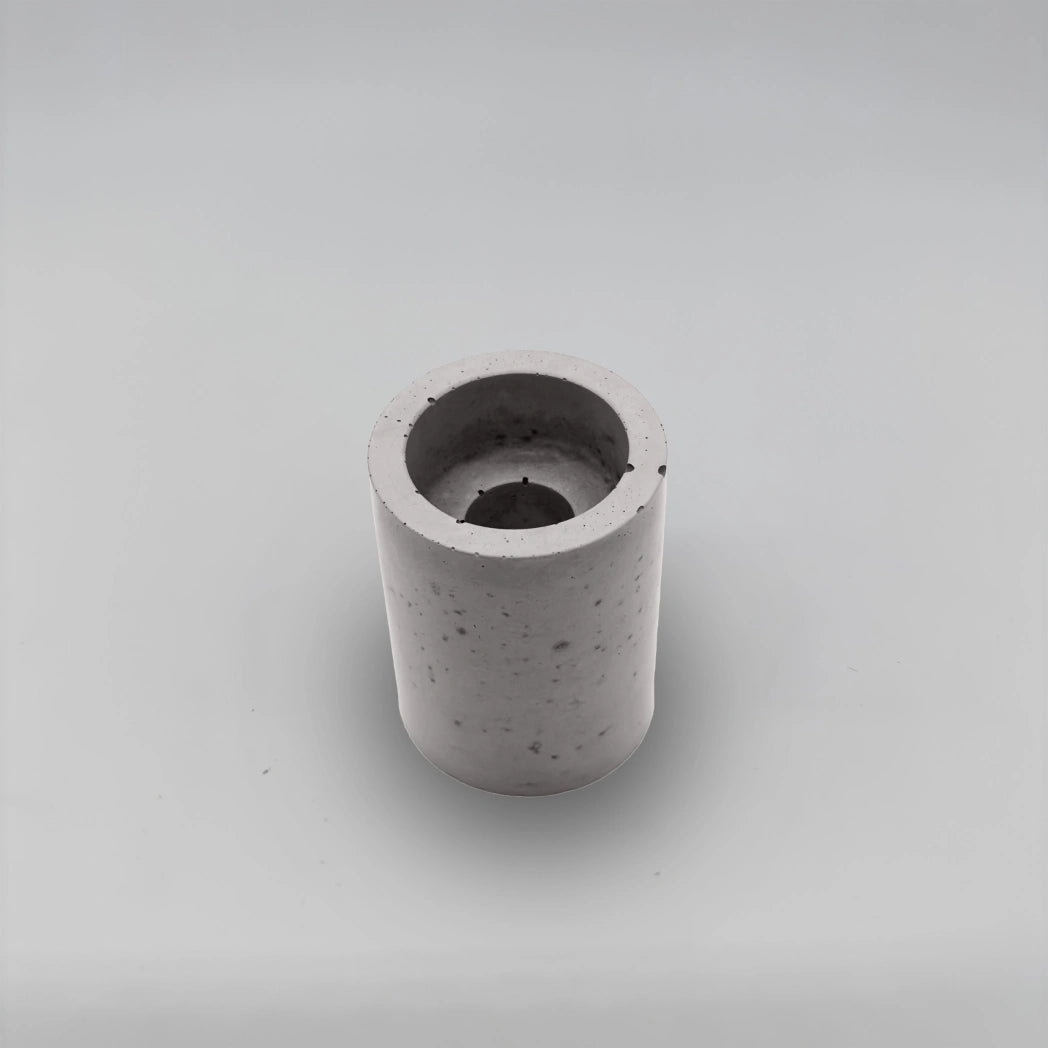 Cylinder Držák mulfitunkční na svícen nebo svíčku z betonu