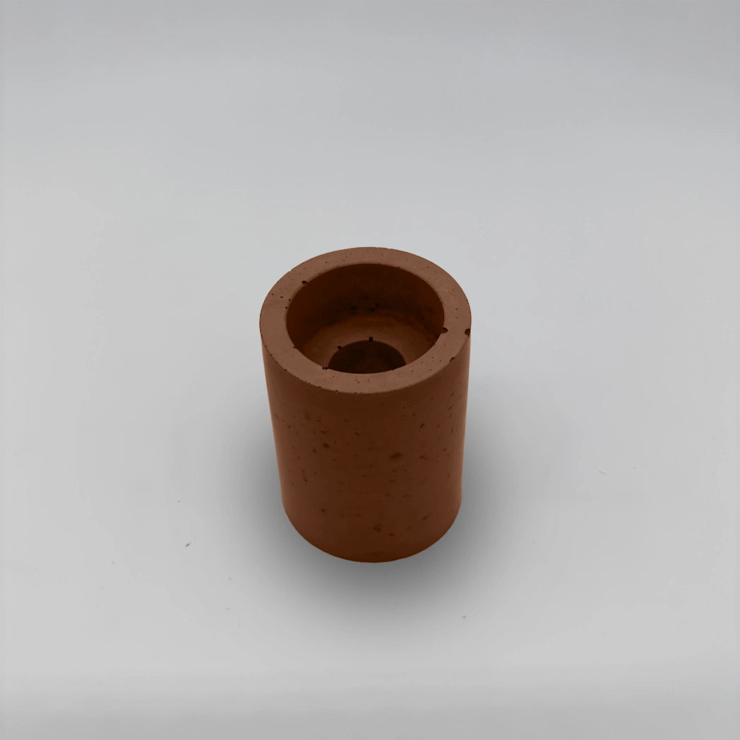 Cylinder Držák mulfitunkční na svícen nebo svíčku z betonu