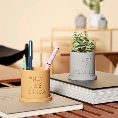 Récipient ,Please don't Die, Nádobka z betonu + podtácek