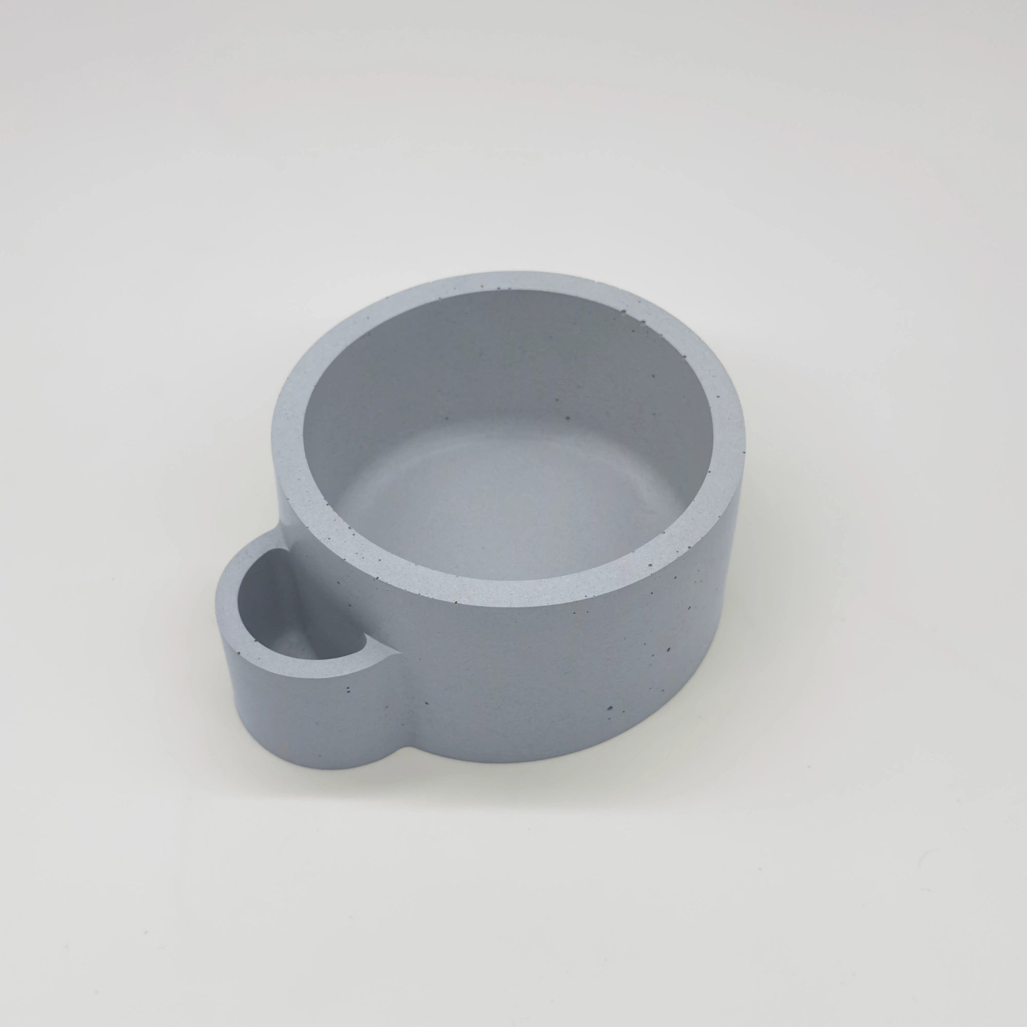 DuoMatch Nádobka s přihrádkou z UHPC betonu kulatá