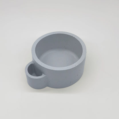 DuoMatch Nádobka s přihrádkou z UHPC betonu kulatá