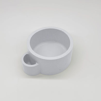 DuoMatch Nádobka s přihrádkou z UHPC betonu kulatá