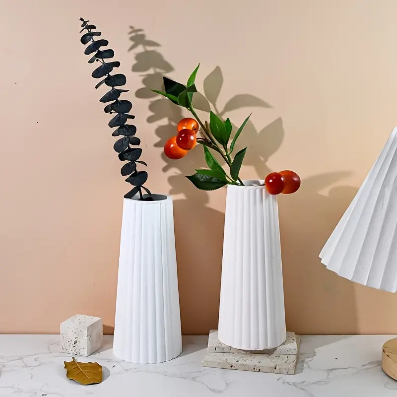 Vasum Váza s vroubky z UHPC betonu kuželová