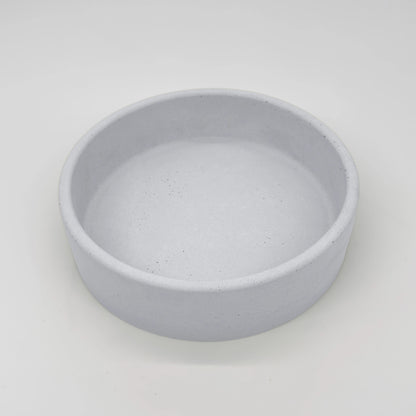 FlatBowl Mísa s plochým dnem z UHPC betonu kulatá