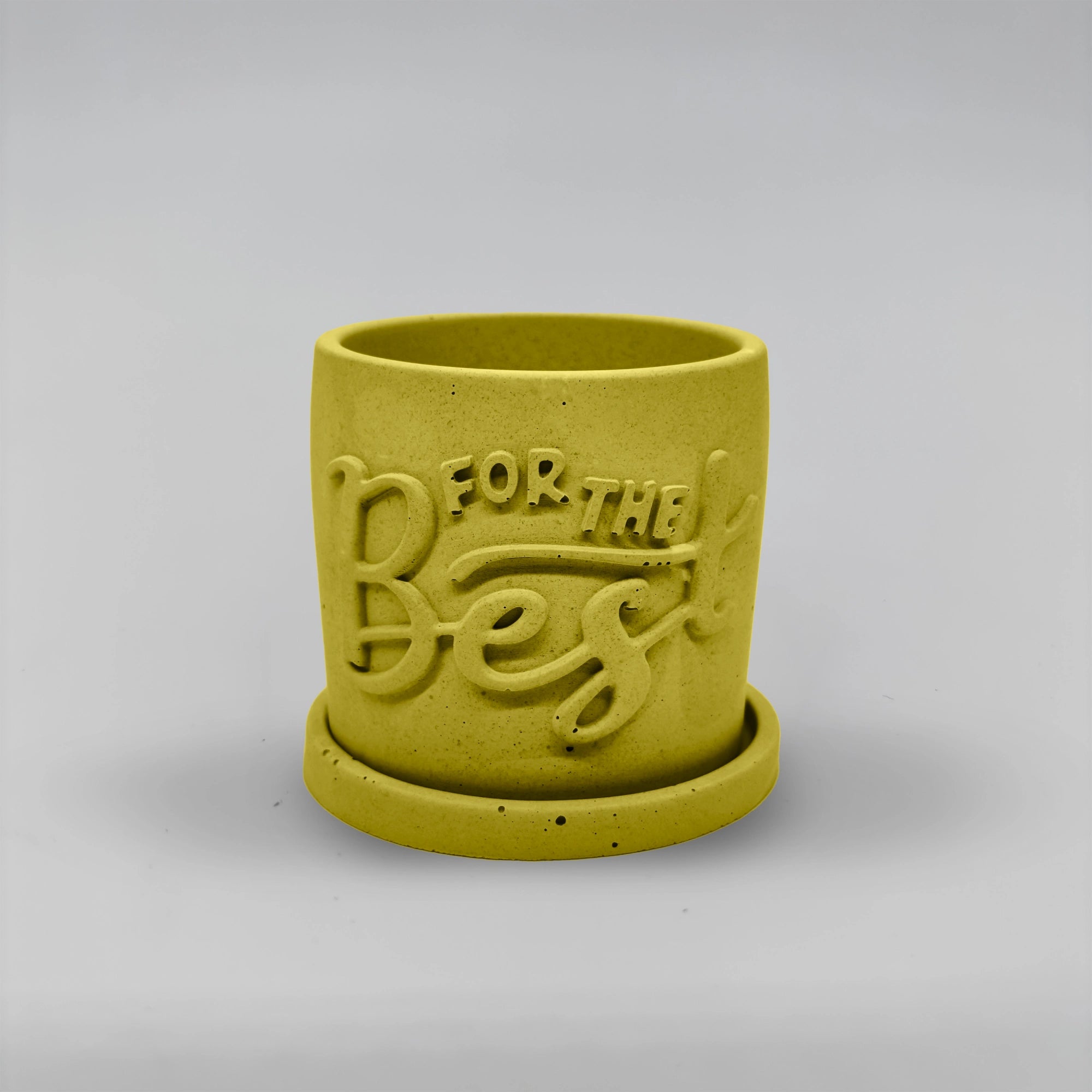 Récipient ,For the Best, Nádobka z betonu multifunkční + podtácek