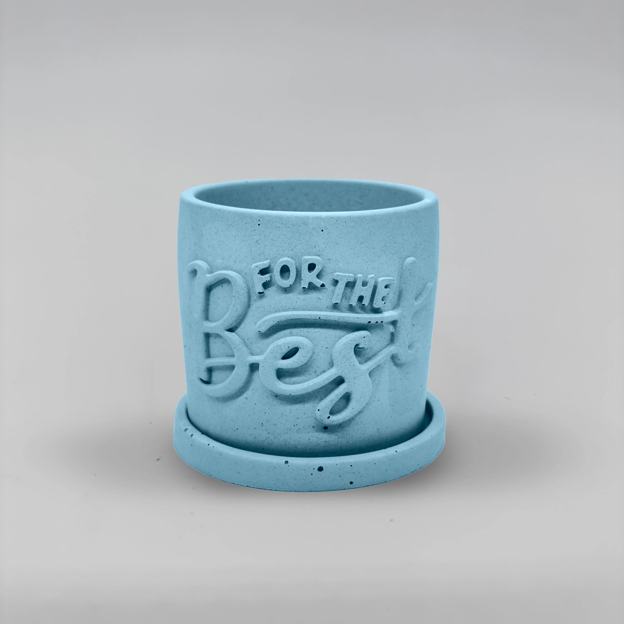 Récipient ,For the Best, Nádobka z betonu multifunkční + podtácek