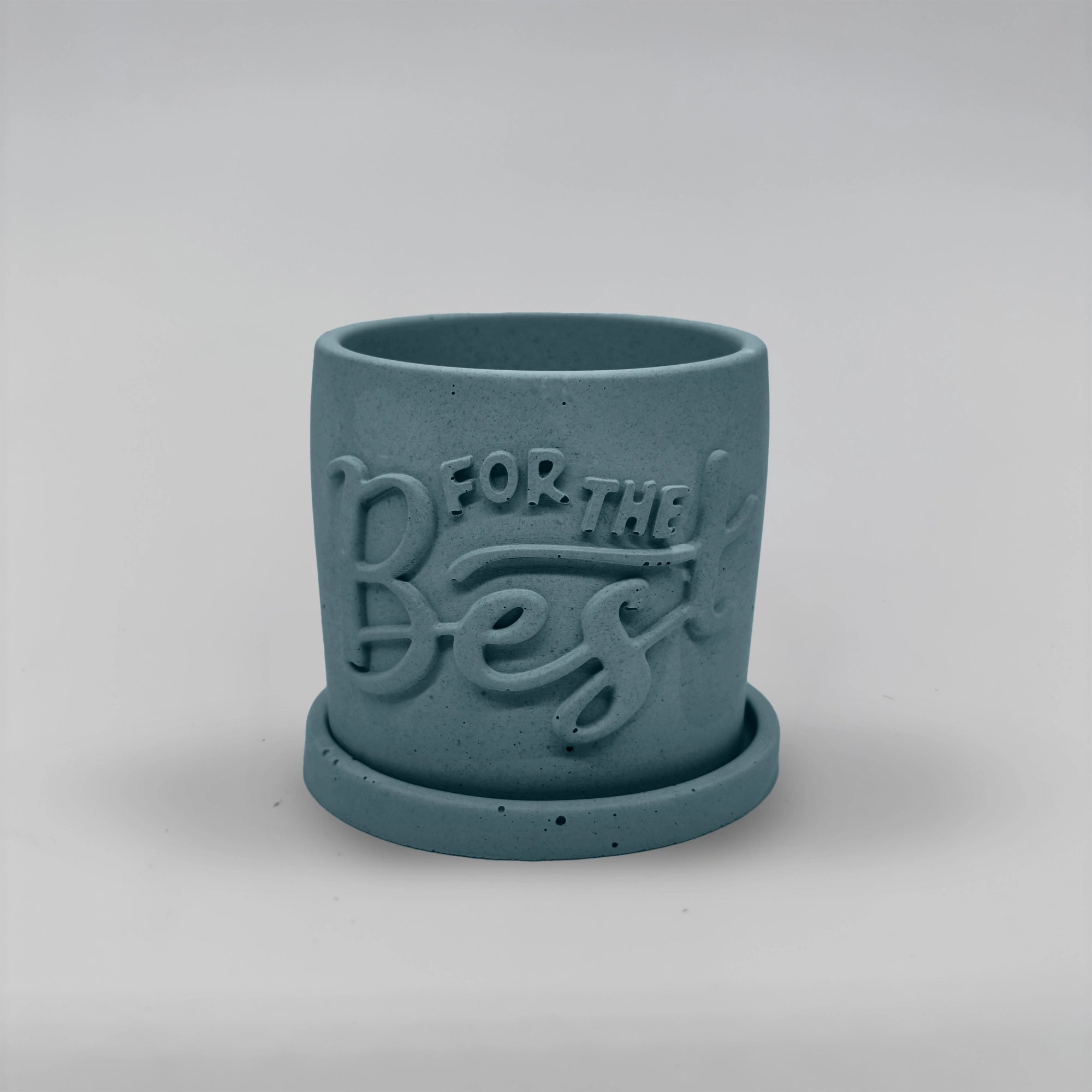 Récipient ,For the Best, Nádobka z betonu multifunkční + podtácek