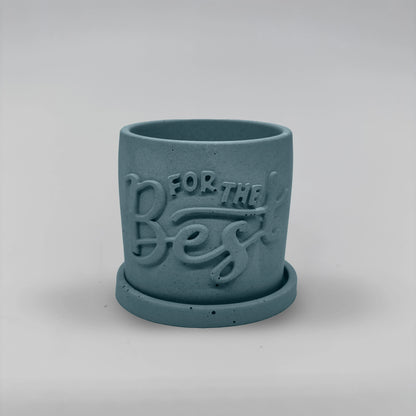 Récipient ,For the Best, Nádobka z betonu multifunkční + podtácek