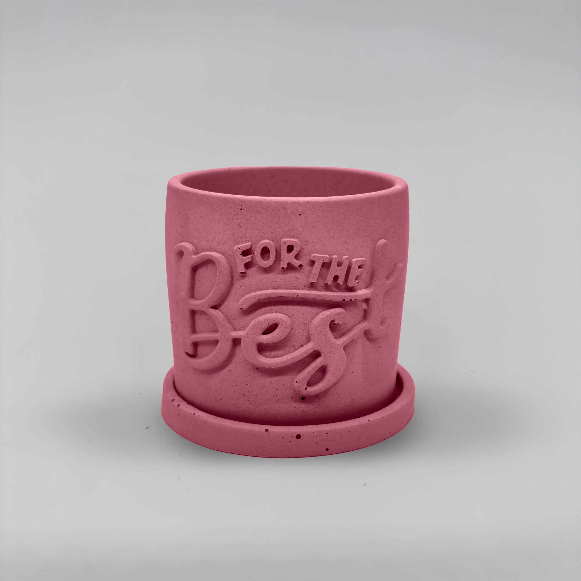 Récipient ,For the Best, Nádobka z betonu multifunkční + podtácek