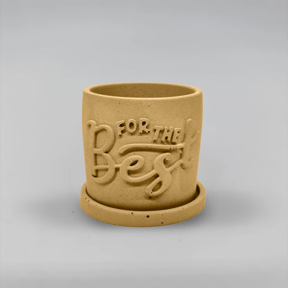 Récipient ,For the Best, Nádobka z betonu multifunkční + podtácek