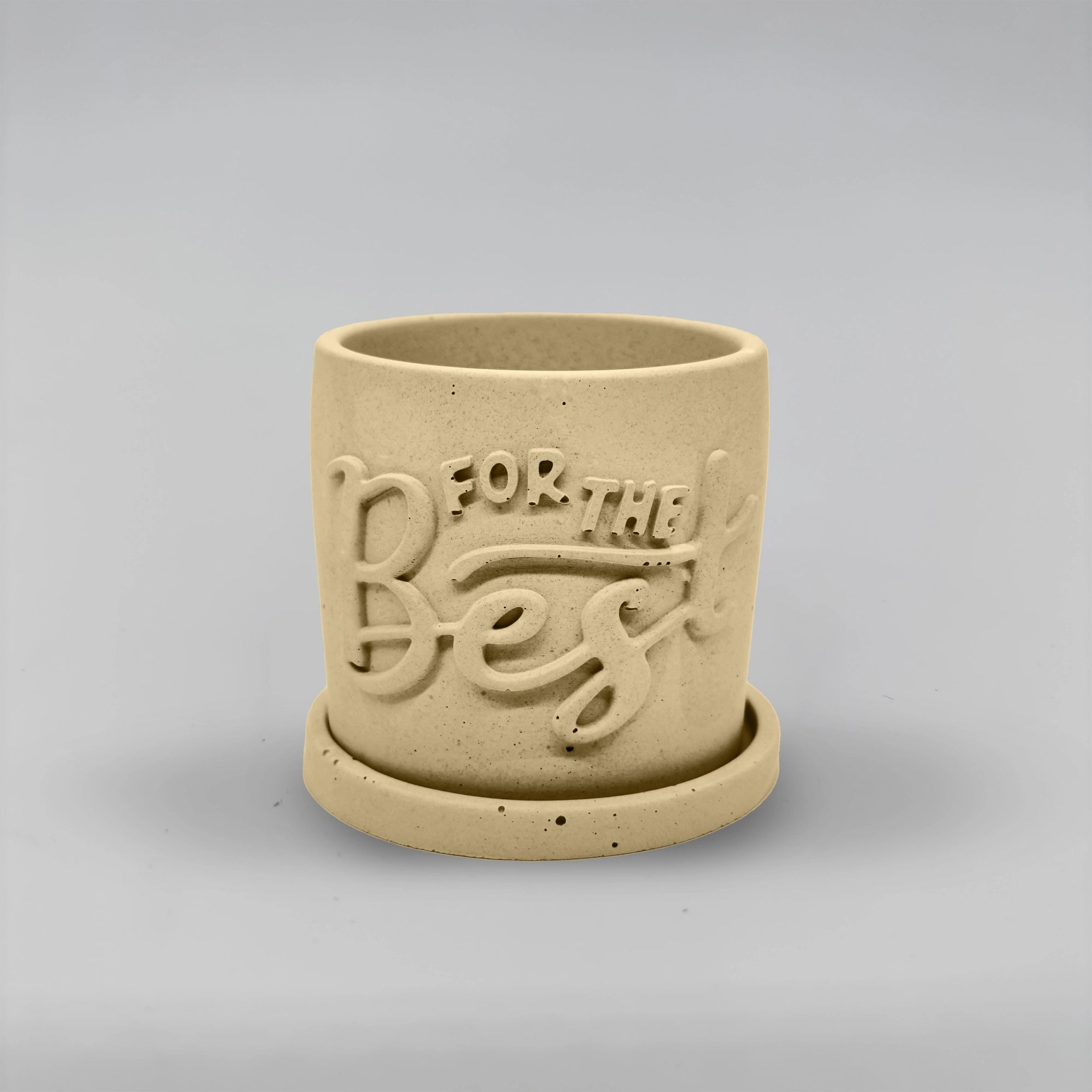 Récipient ,For the Best, Nádobka z betonu multifunkční + podtácek