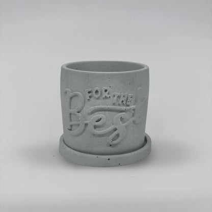 Récipient ,For the Best, Nádobka z betonu multifunkční + podtácek