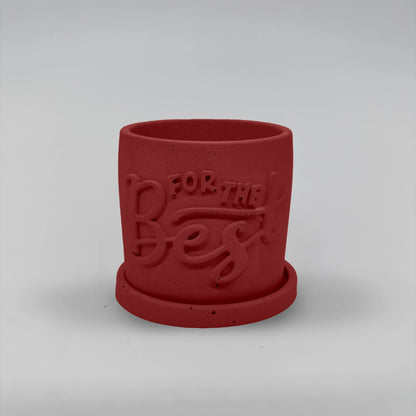 Récipient ,For the Best, Nádobka z betonu multifunkční + podtácek