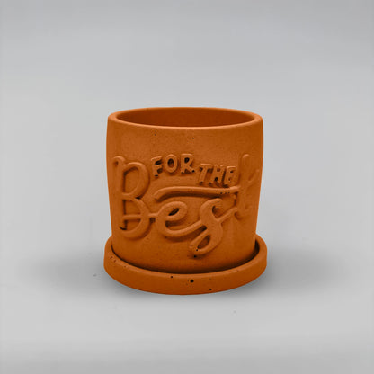 Récipient ,For the Best, Nádobka z betonu multifunkční + podtácek