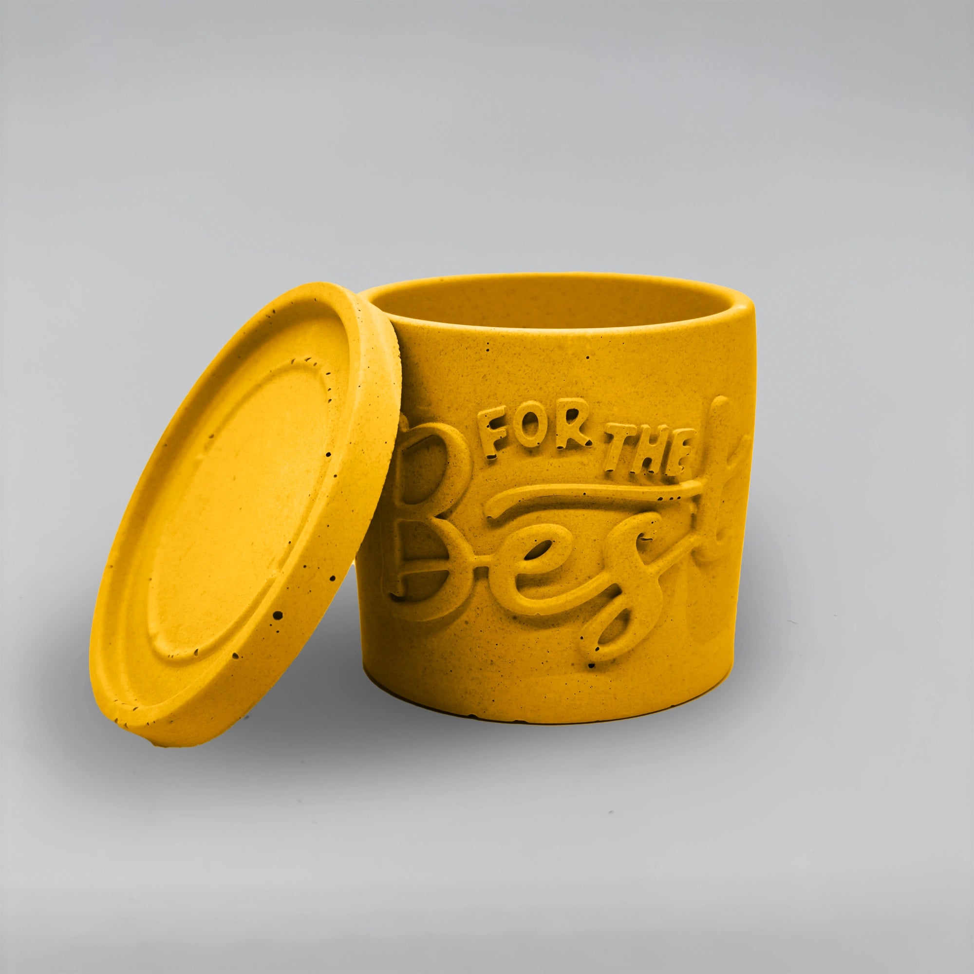 Récipient ,For the Best, Nádobka z betonu multifunkční + podtácek