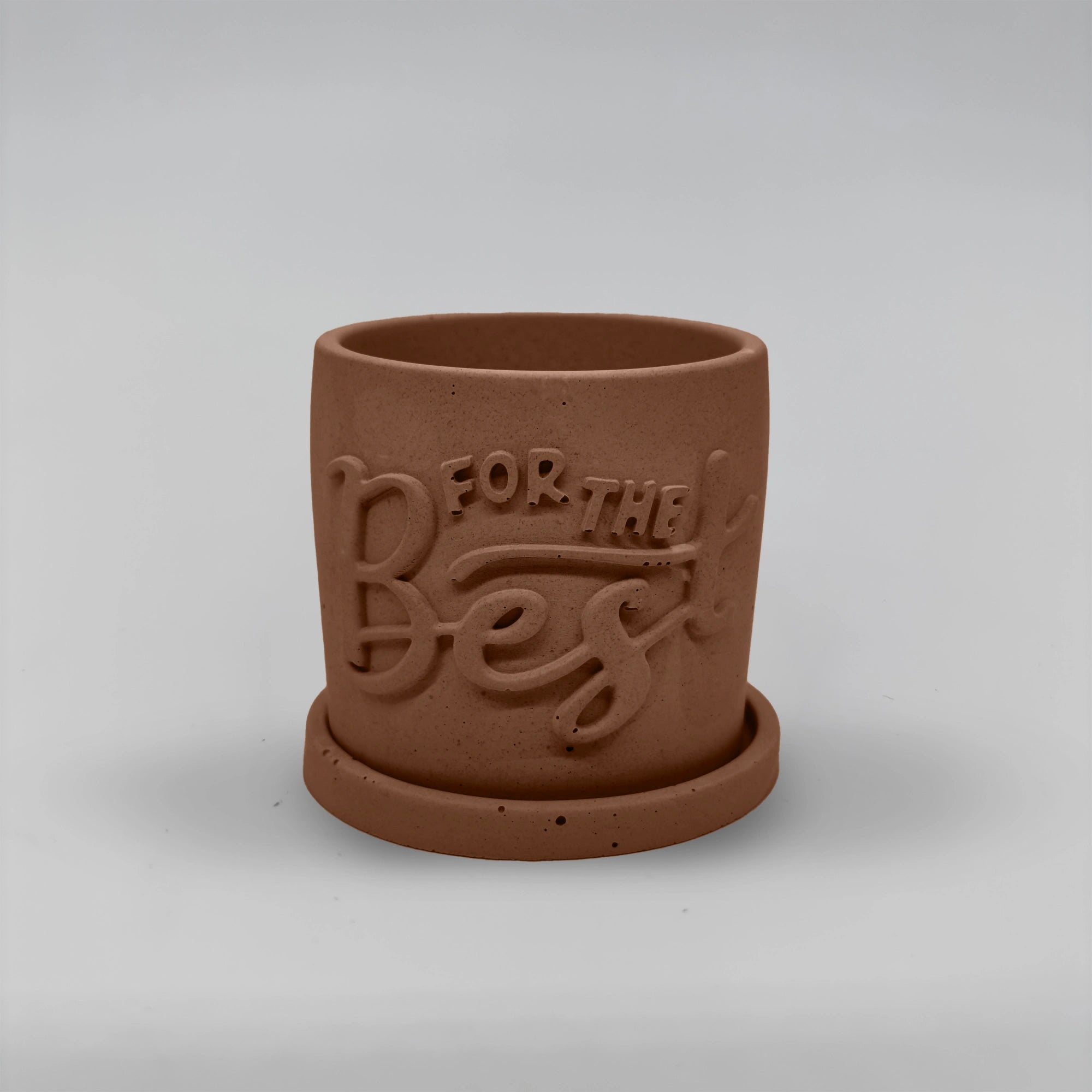 Récipient ,For the Best, Nádobka z betonu multifunkční + podtácek