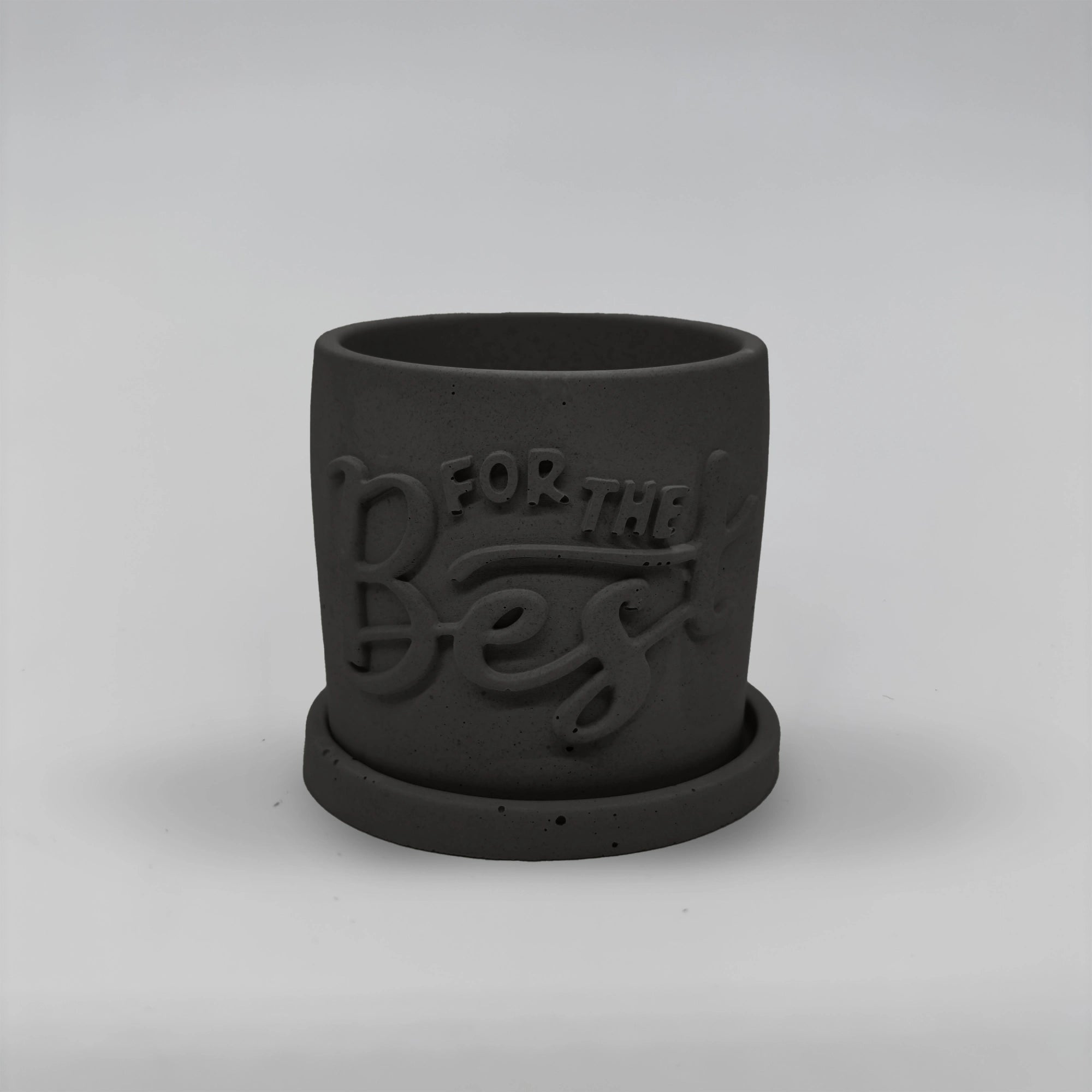 Récipient ,For the Best, Nádobka z betonu multifunkční + podtácek