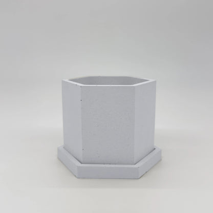 TheJar Hex Nádobka univerzální z UHPC betonu oktagonová + podtácek