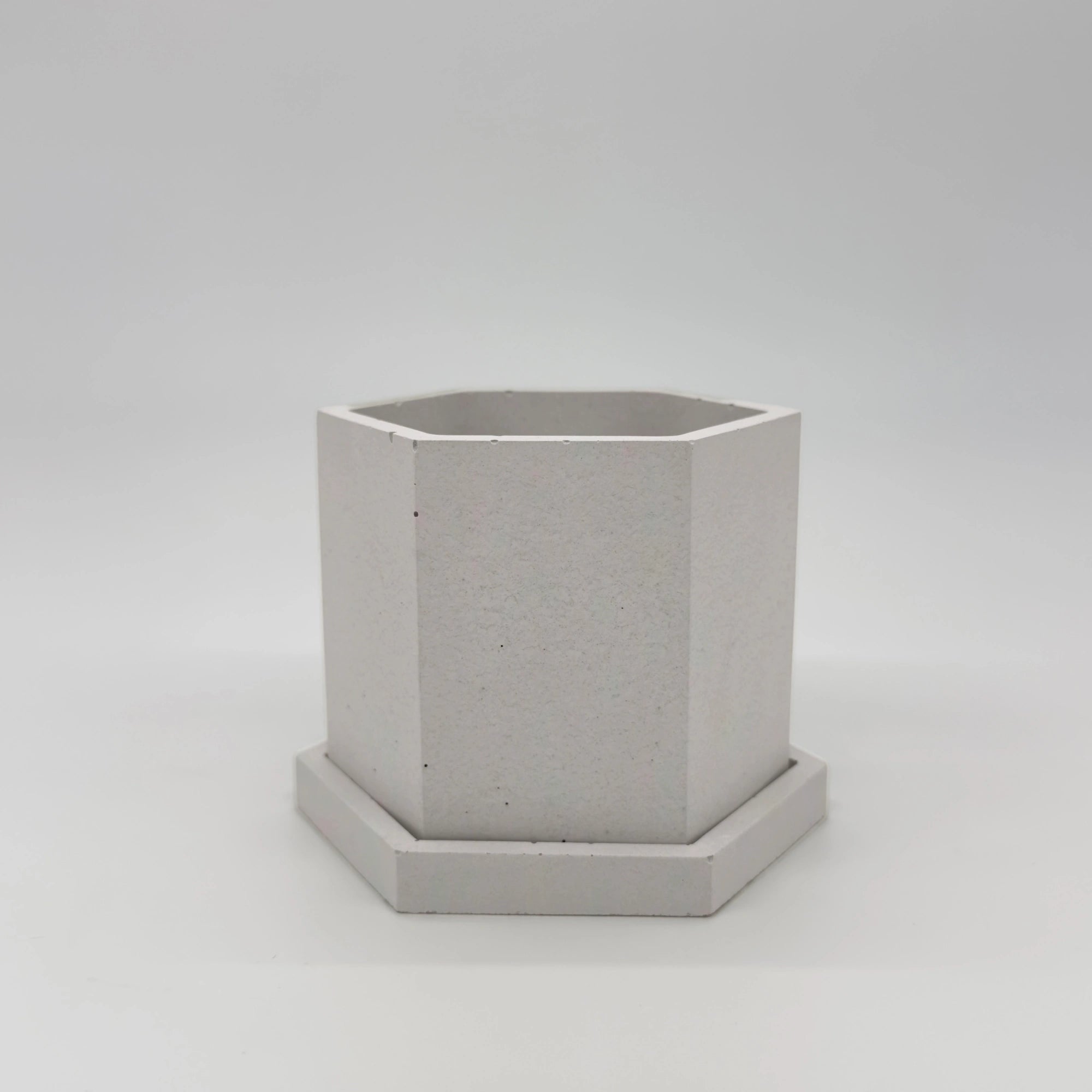 TheJar Hex Nádobka univerzální z UHPC betonu oktagonová + podtácek