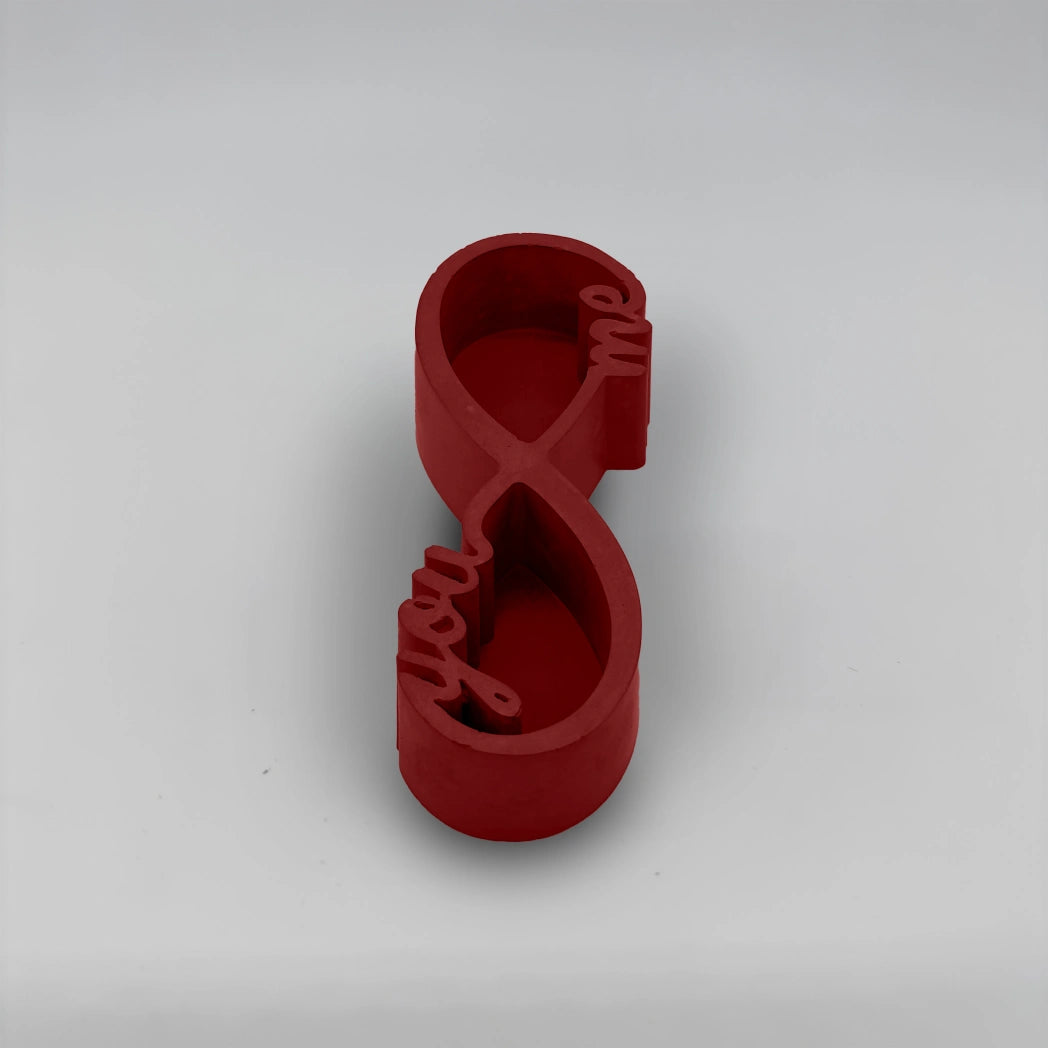 Infini Boîte Dvojitá nádobka nekonečno ,You and me,, z betonu