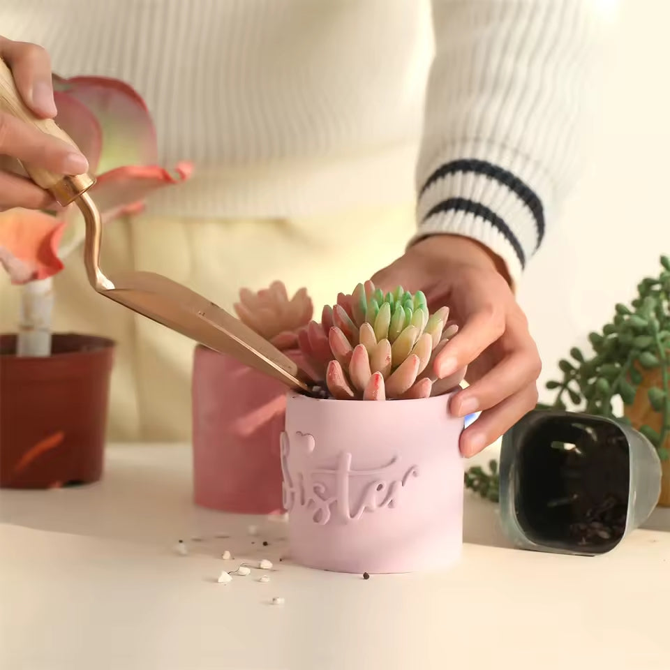 Récipient ,Sister, Nádobka z betonu multifunkční  + podtácek