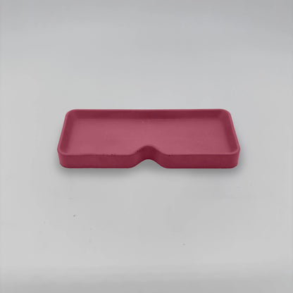 OpticRest Odkládací tácek pro brýle z betonu obdélníkový