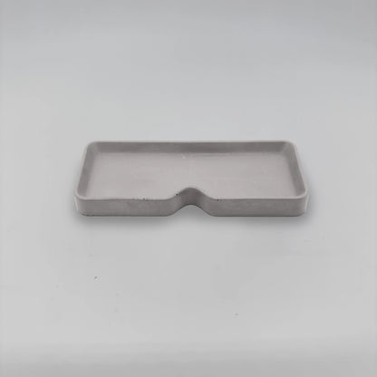 OpticRest Odkládací tácek pro brýle z betonu obdélníkový