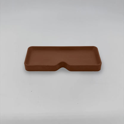 OpticRest Odkládací tácek pro brýle z betonu obdélníkový