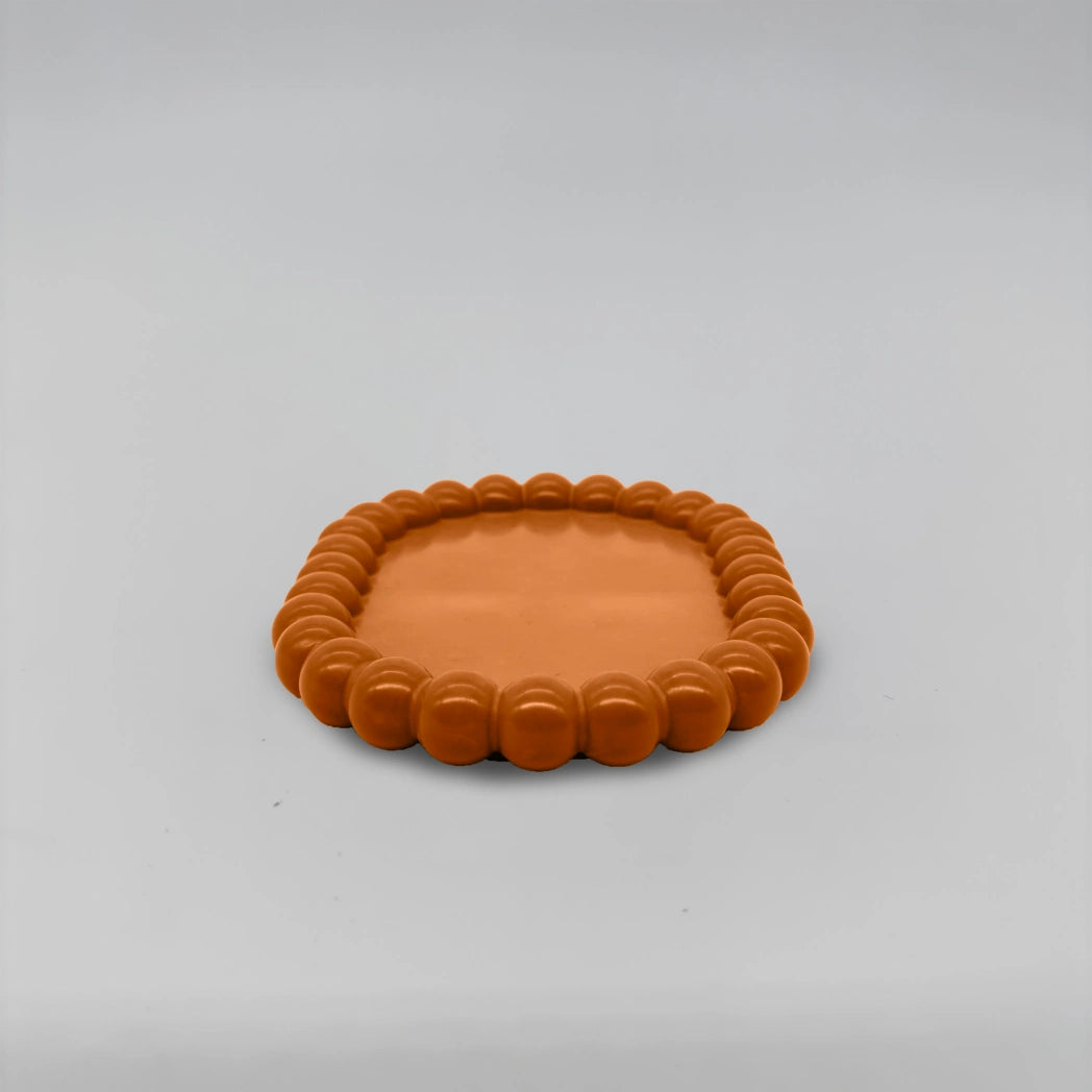 Ovale Tácek bublinový oválný obdélník z betonu